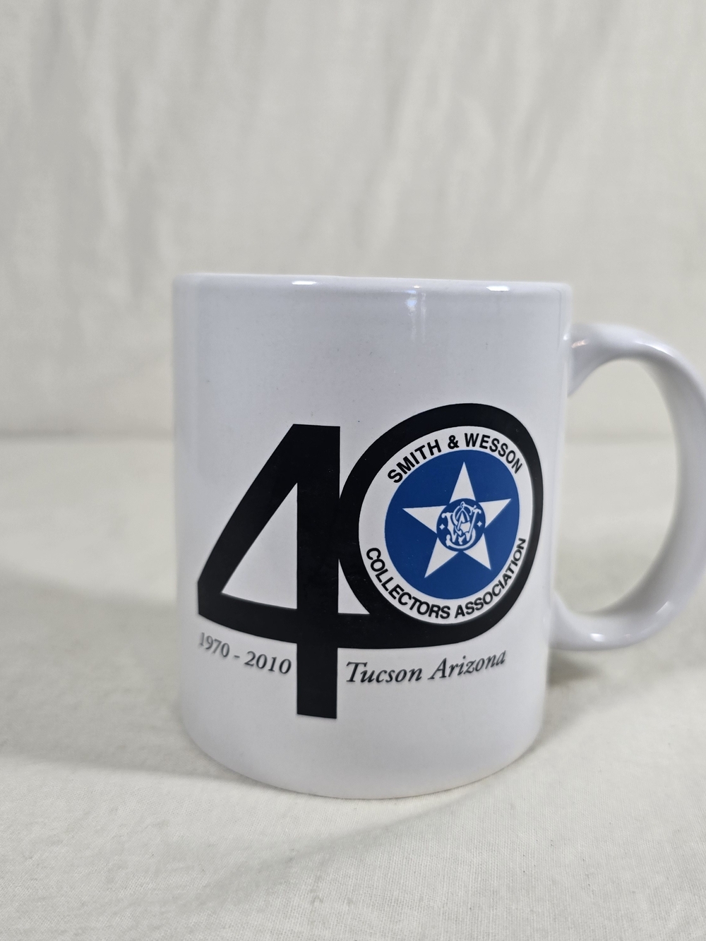Smith & Wesson Collectors Association 40th Anniversary Mug 2010
